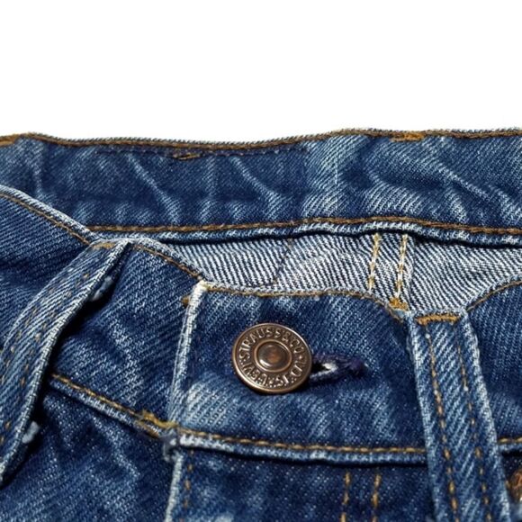 VINTAGE 70s Levi's 505 Orange Tab Wedgie Mom Jeans - Picture 10 of 13